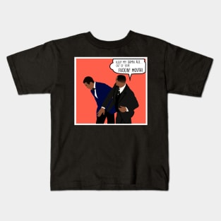 Funny Will Smith Slaps Chris rock Meme - Oscars 2022 Kids T-Shirt